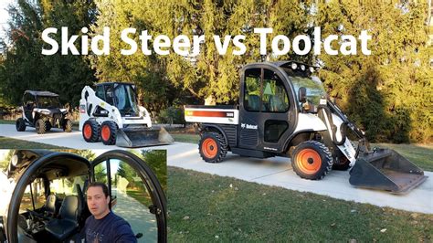 bobcat toolcat 5600 vs skid steer|skid steer vs toolcat.